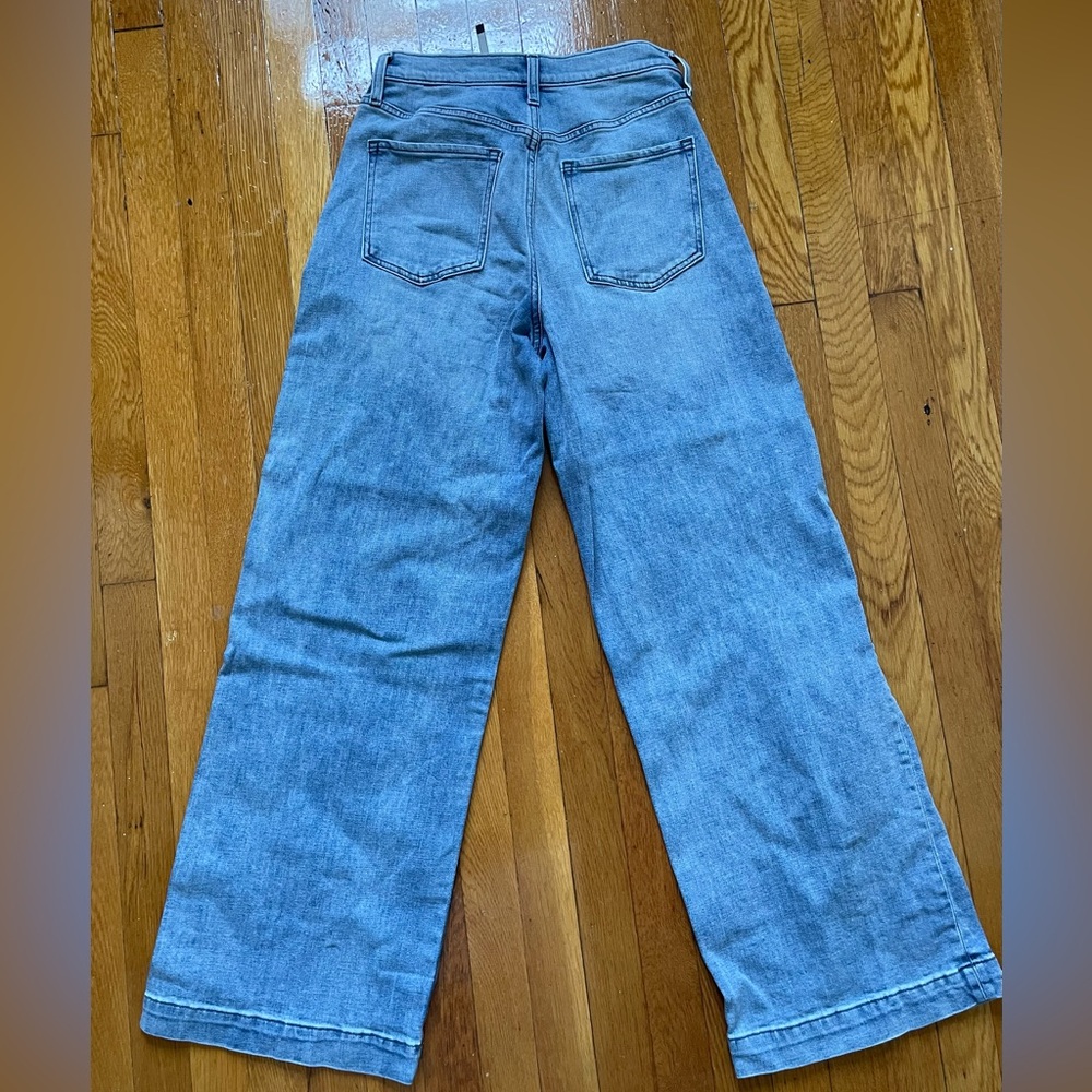 High waisted wide leg  jeans
